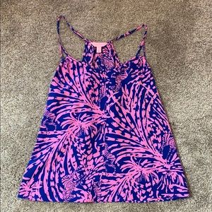 Lilly Pulitzer silk top xs